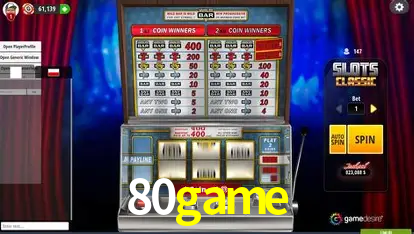 Descubra o Mundo do Cassino Online com 80game